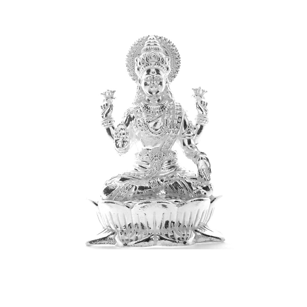 Silver lakshmi devi for pooja
