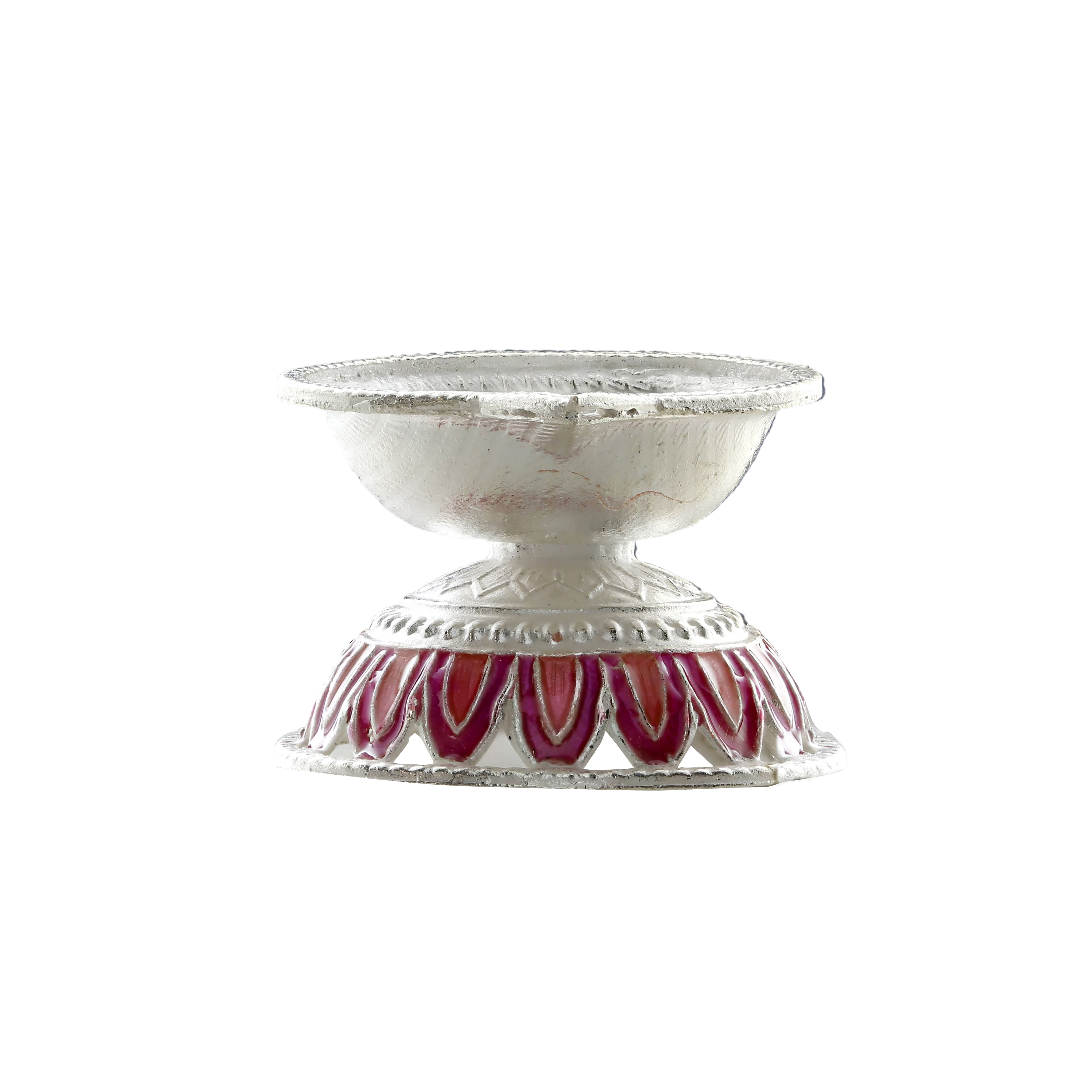 Silver fancy diya for gifting