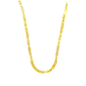 Enthralling 22k Hollow Gold Chain For Men