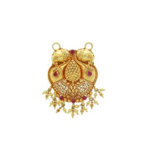 Alluring 22carat gold mangalsutra pendant