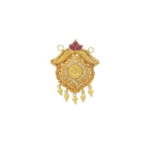 22carat Temple Style Gold Lavish Pendant