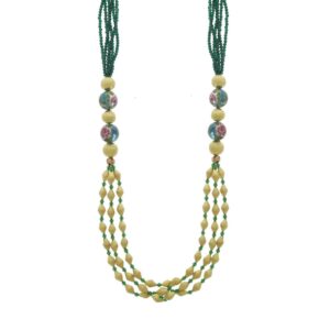 22karat enchanting triple layered gold mala