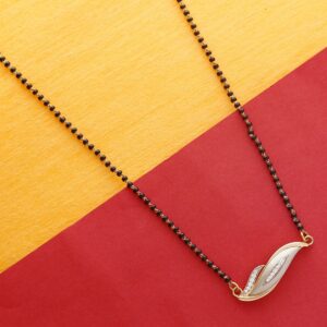 Stylish Gold 18kt Mangalsutra Design For Women