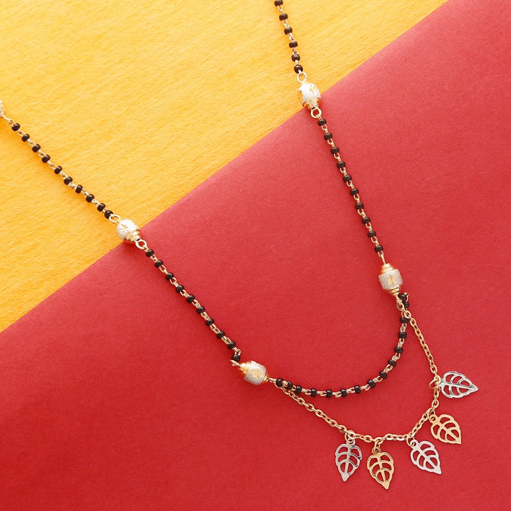 Lovely Designer 18carat Short Gold Mangalsutra