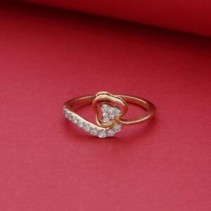 Enchanting 18kt Diamond Rings In Rose Gold