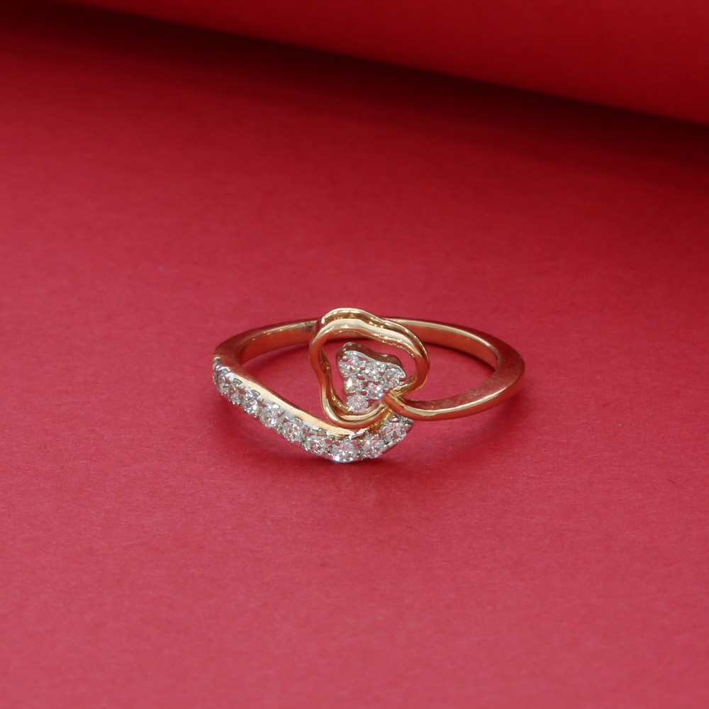 Enchanting 18kt Diamond Rings In Rose Gold