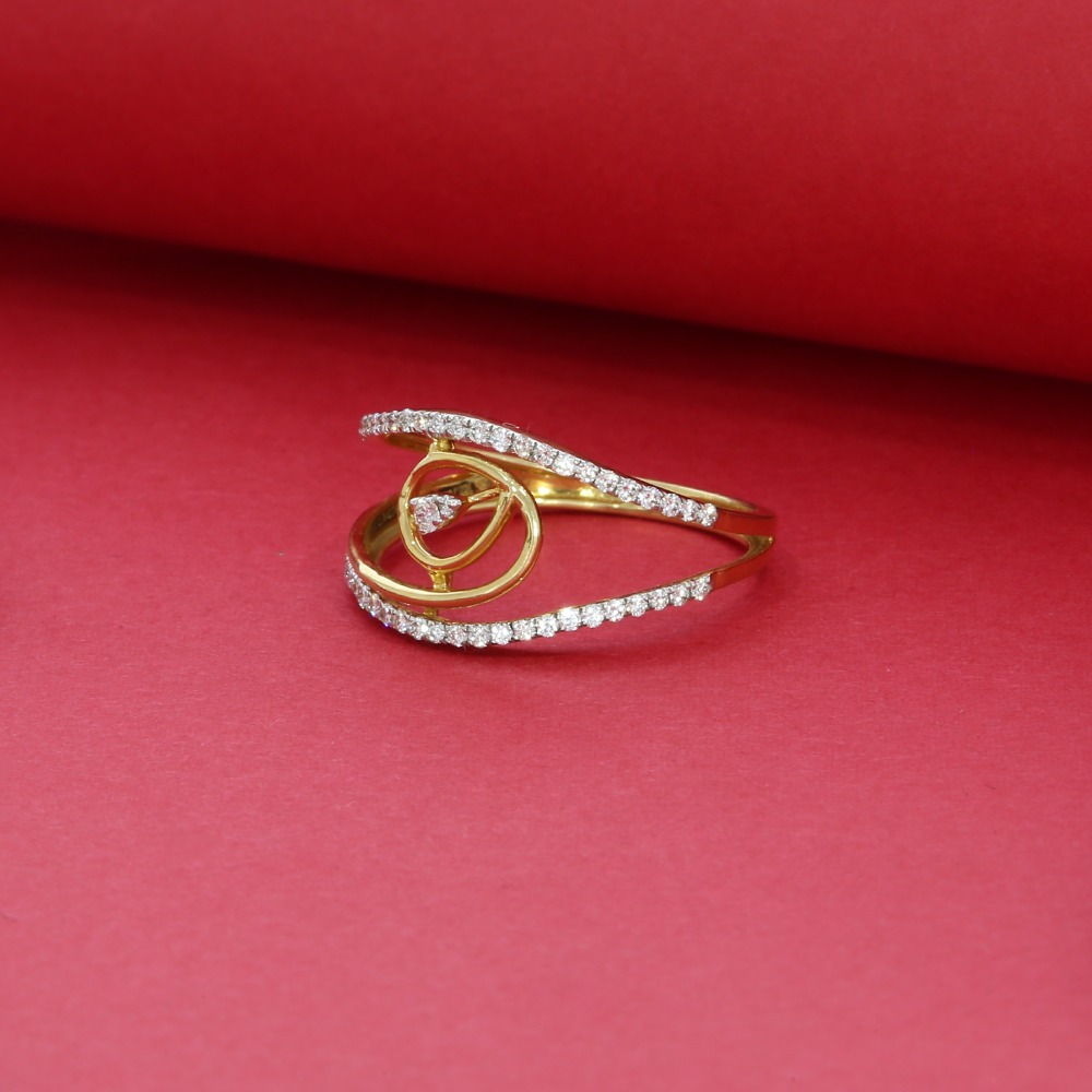 18kt Rose Gold Stunning Designer Diamond Rings
