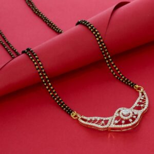 Charming 18 carat designer diamond mangalsutra