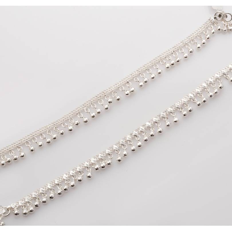 Splendid Silver Payal