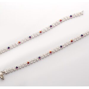 Captivating Silver Anklets