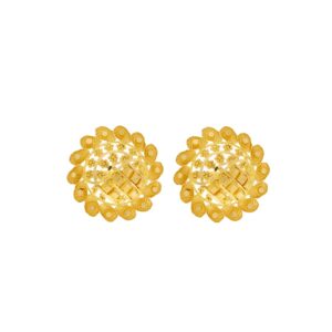 Enticing 22k filigree gold studs