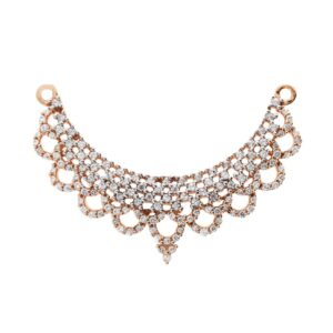 Delightful rose gold pendant