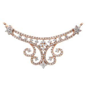 The rose gold pendant