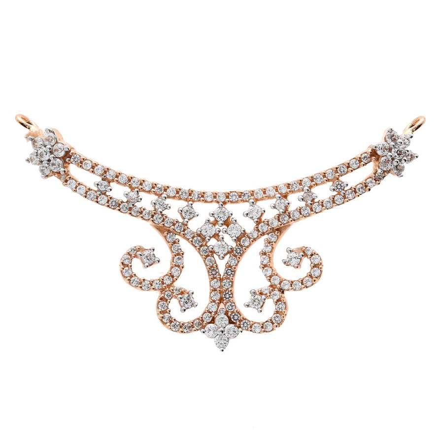 The rose gold pendant