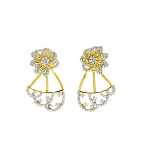 Contemporary Gold Hoop Earrings