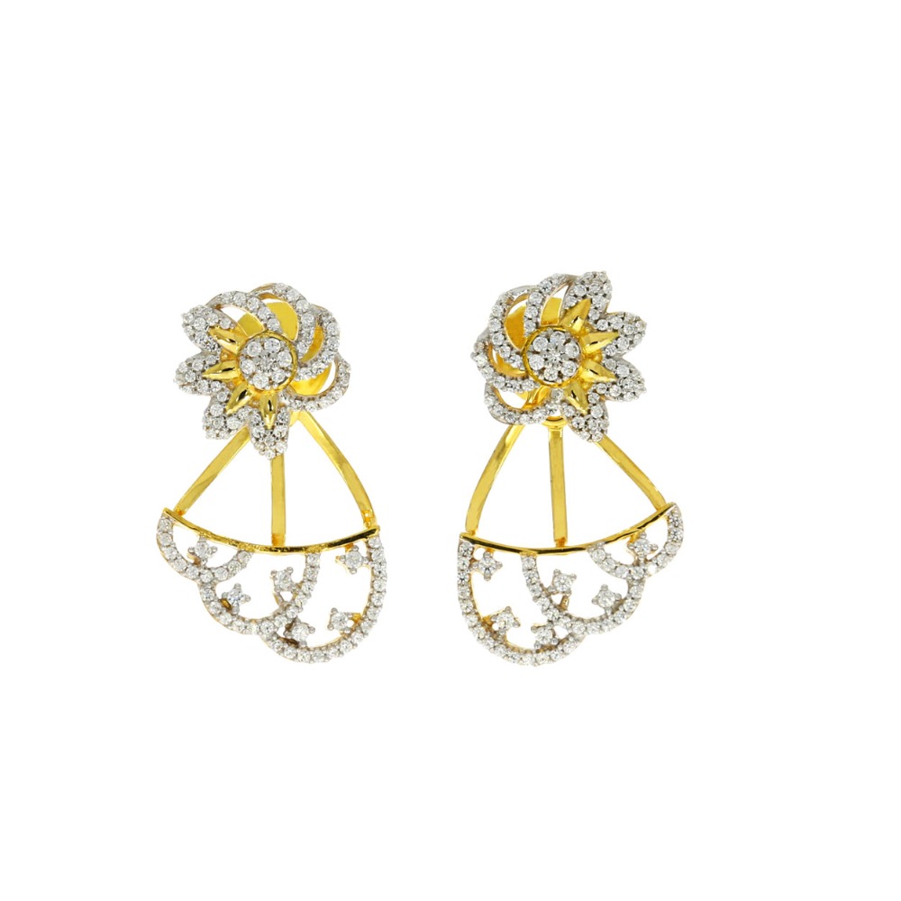 Contemporary Gold Hoop Earrings