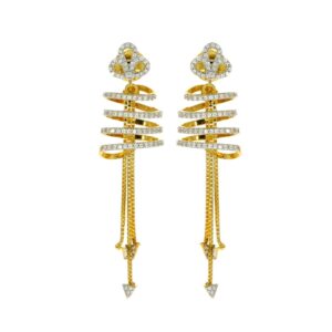 Hoop earring in 18kt