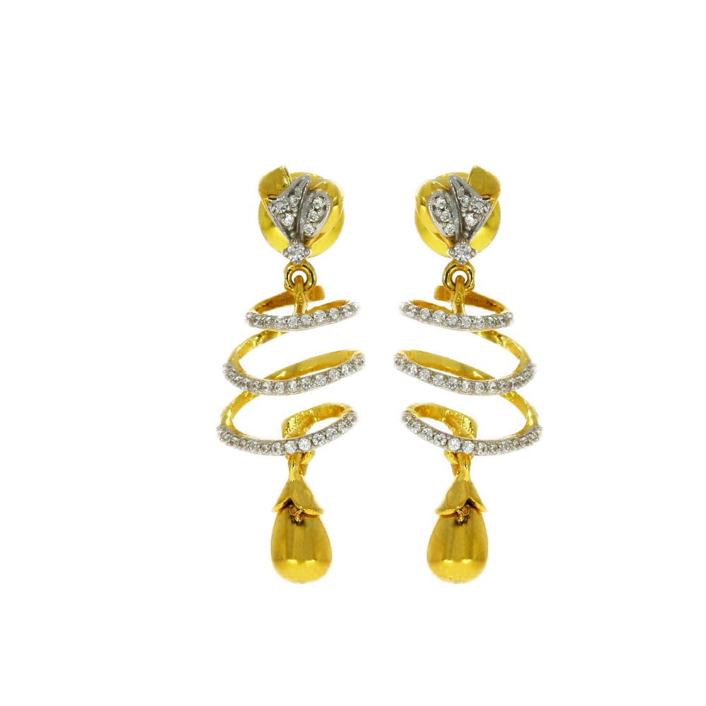 The adoring gold drop earrings