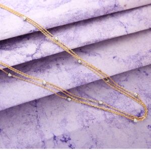 The triplet layered gorgeous chain
