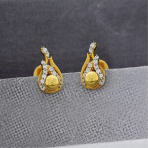 The Floret Gold Earring Stud For Women