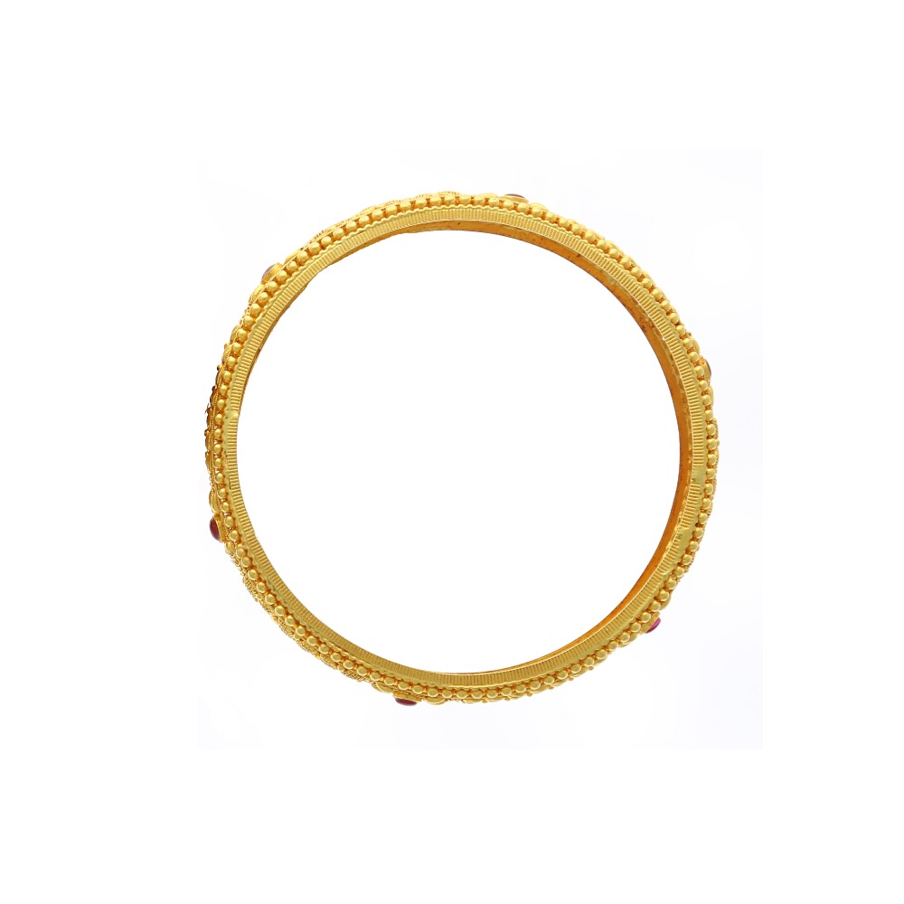 Delightful 22k Temple Gold Bangle