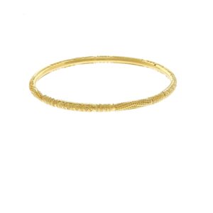 Alluring filigree gold bangles design