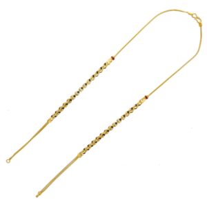 22k Yellow Gold Fancy Mangalsutra Chain