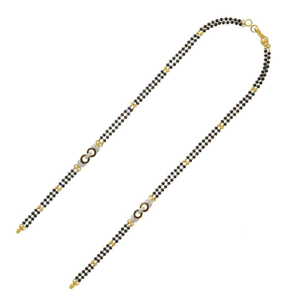 The Black Beaded Short Mangalsutra Chain