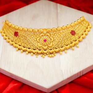 Dazzling 22kt filigree choker
