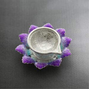 Flower Design Silver Niranjan
