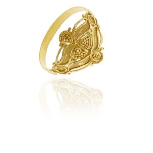 22kt Filigree Yellow Gold Ring