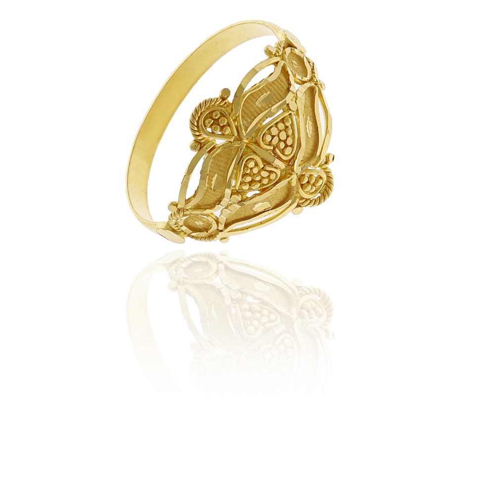 22kt Filigree Yellow Gold Ring