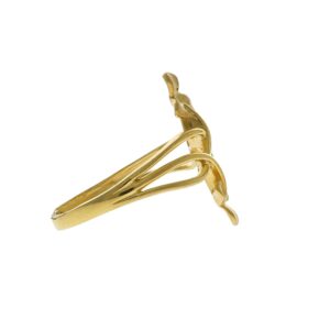 triple Flowers 22kt Gold Ring