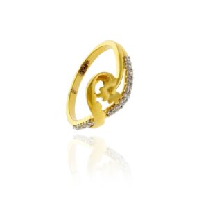 Unique Stone studded Casting Gold Ring