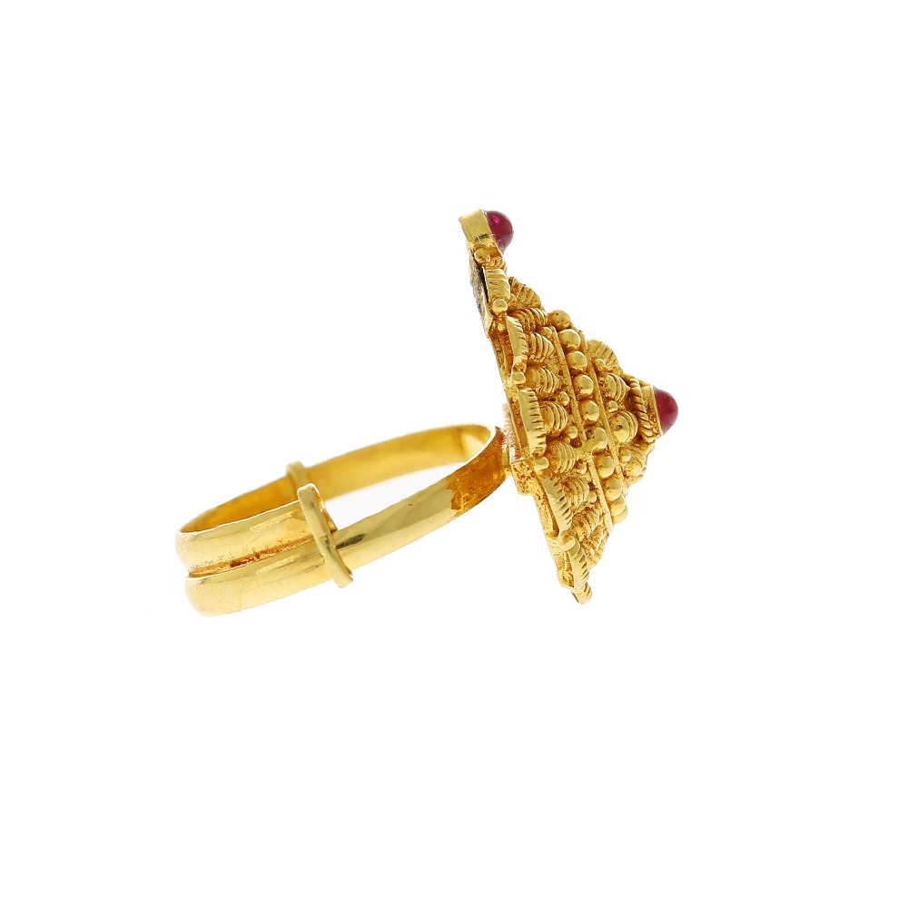 22k Temple  jewellery finger rings