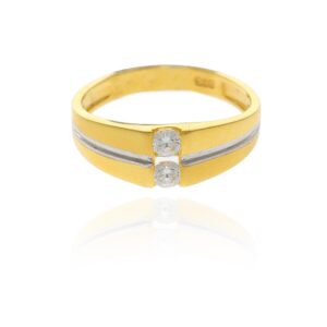 Stone studded gents ring