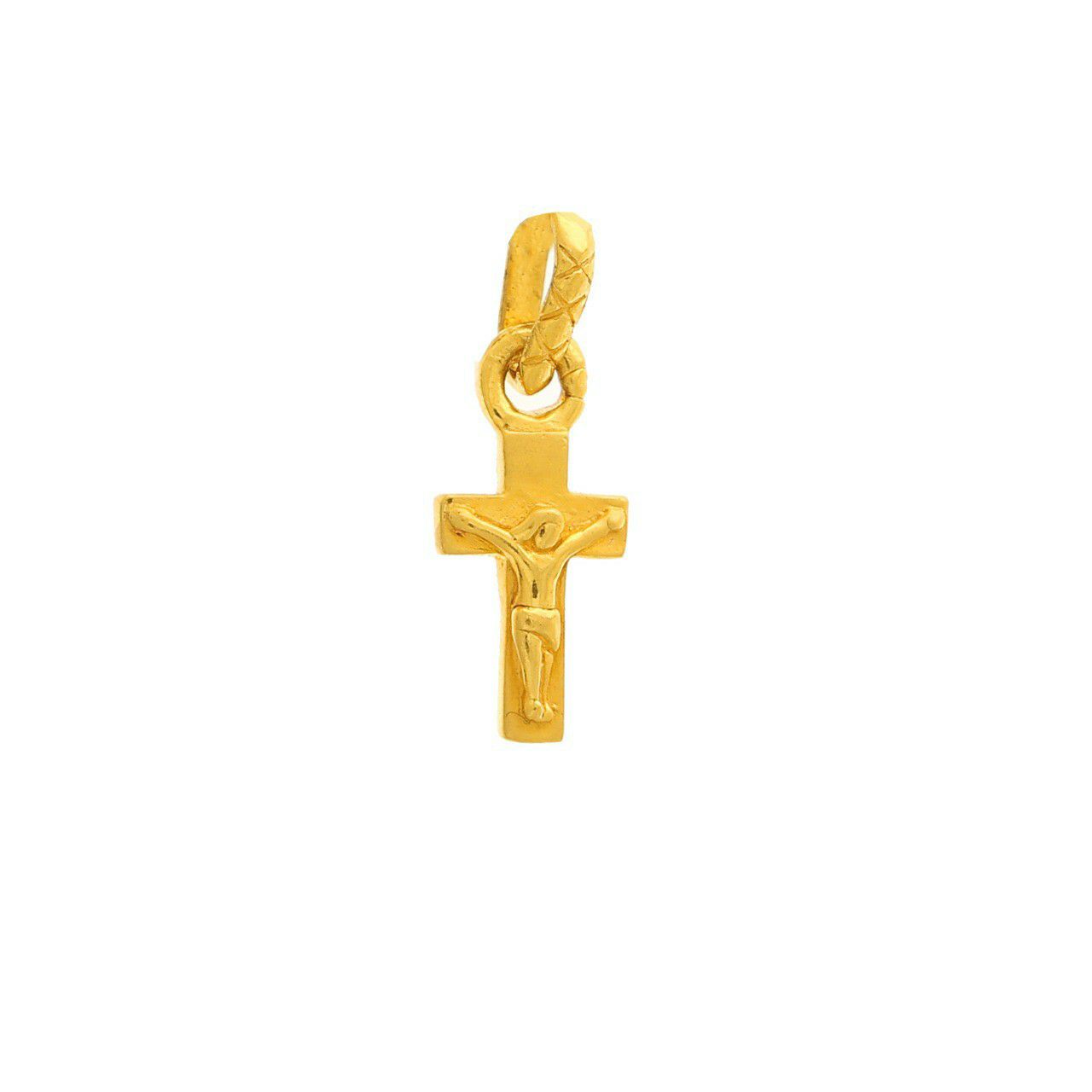 Jesus Christ Gold Cross Pendant