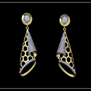 18K Rosegold Magnificient Hallmarked Earrings