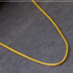 22K Yellow Gold Hallmarked Machine Chain
