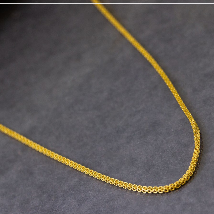 22K Yellow Gold Hallmarked Machine Chain