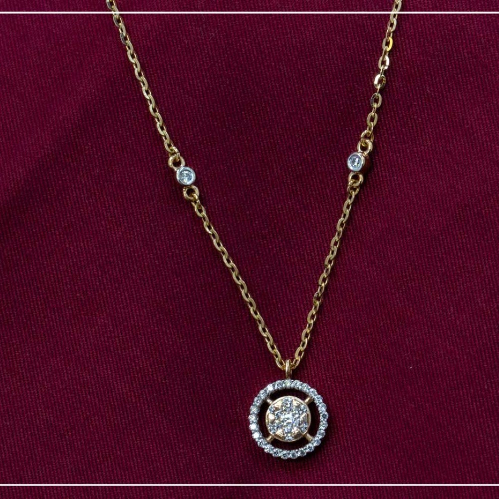 18K Hallmarked Chain with Pendant