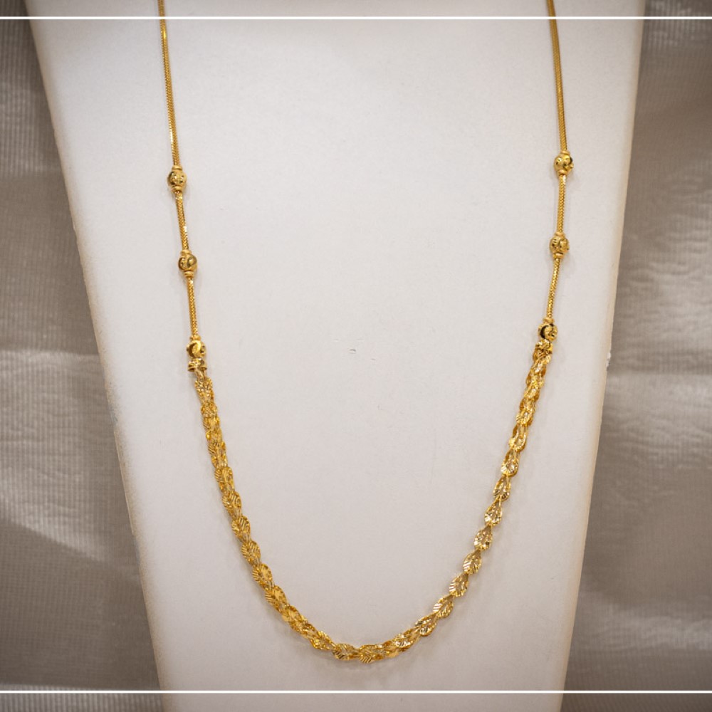 22K Fancy Hallmarked Chain