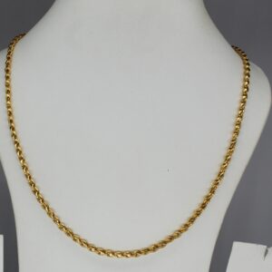 22CT BAHUBALI CUT SHORT CHAIN