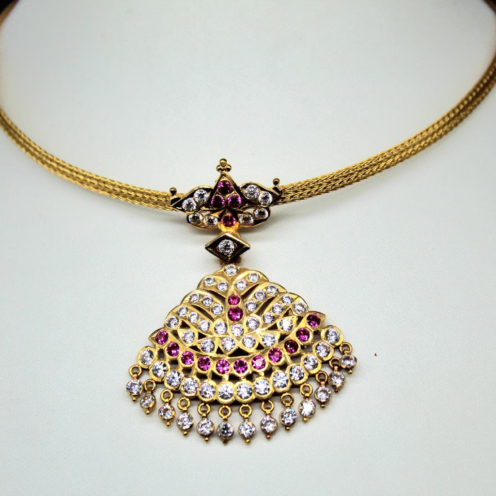22Kt Adigai traditional necklace - Image 2