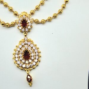 22kt Gold With Stone necklace