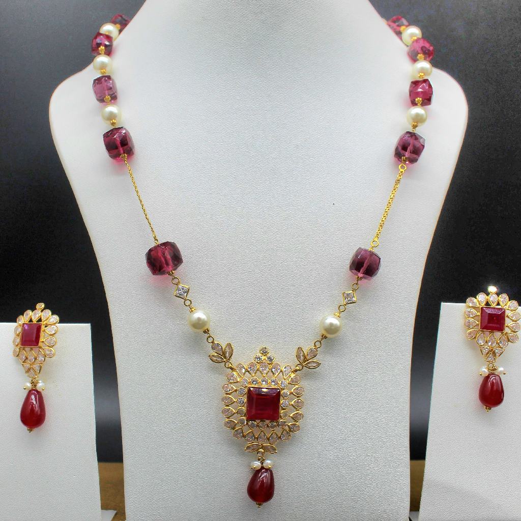 22kt rad stone necklace - Image 2
