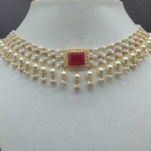 22Kt Gold Polki Neckalce