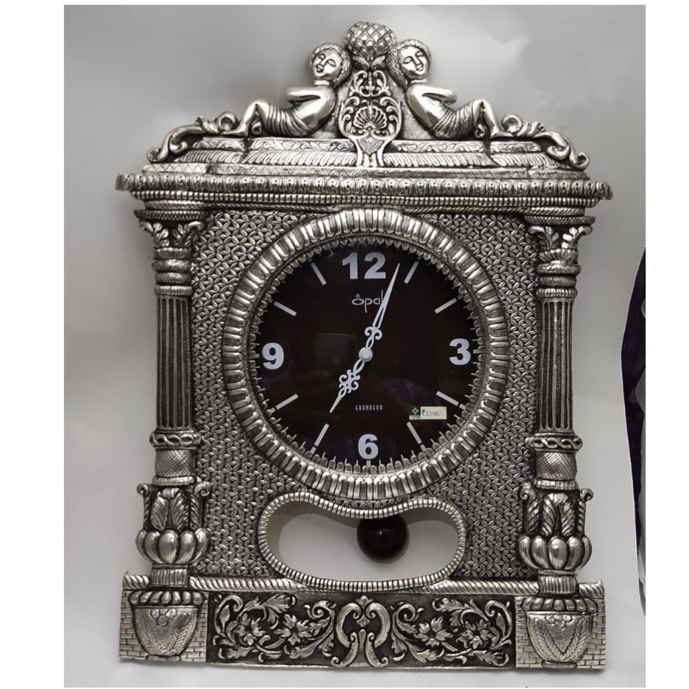 Silver clock