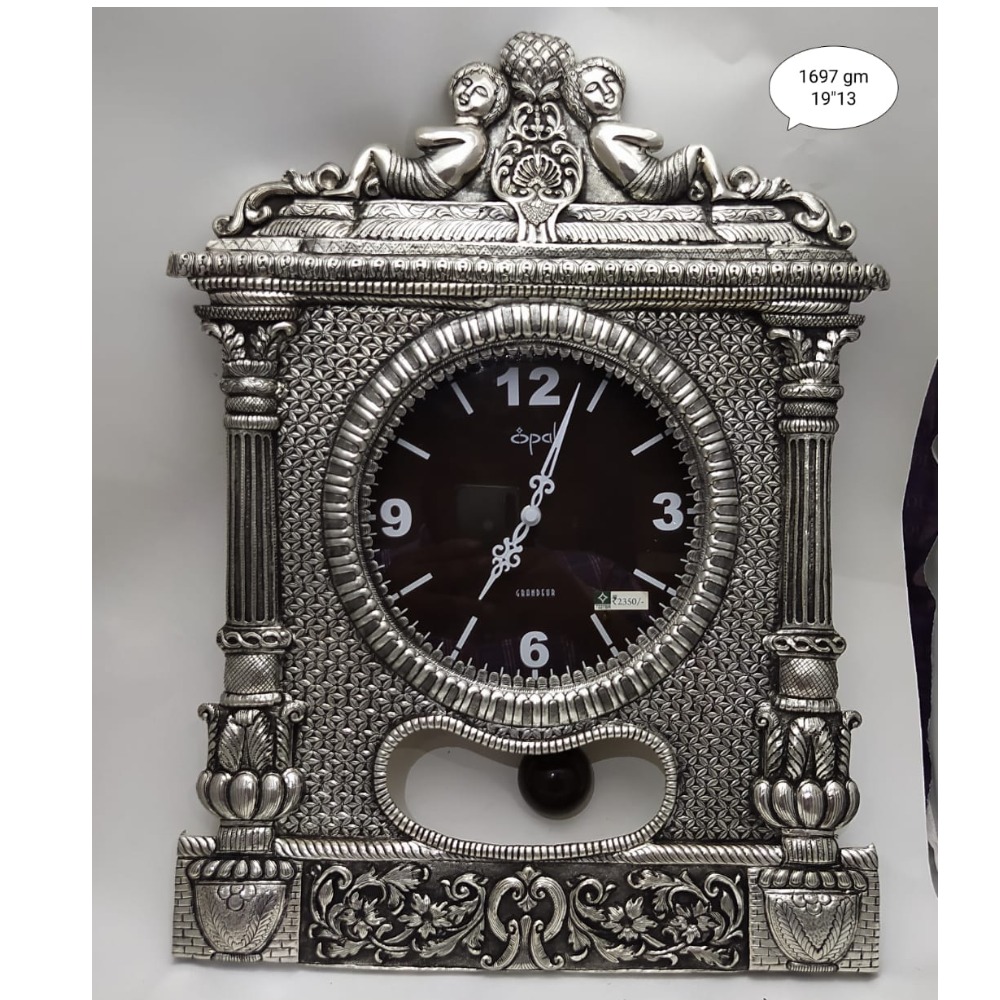 Silver clock