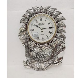 Silver clock